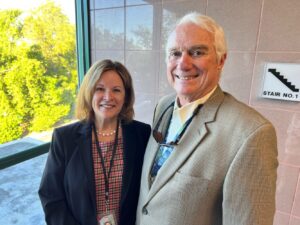 Carla Fry with Bob Eadie