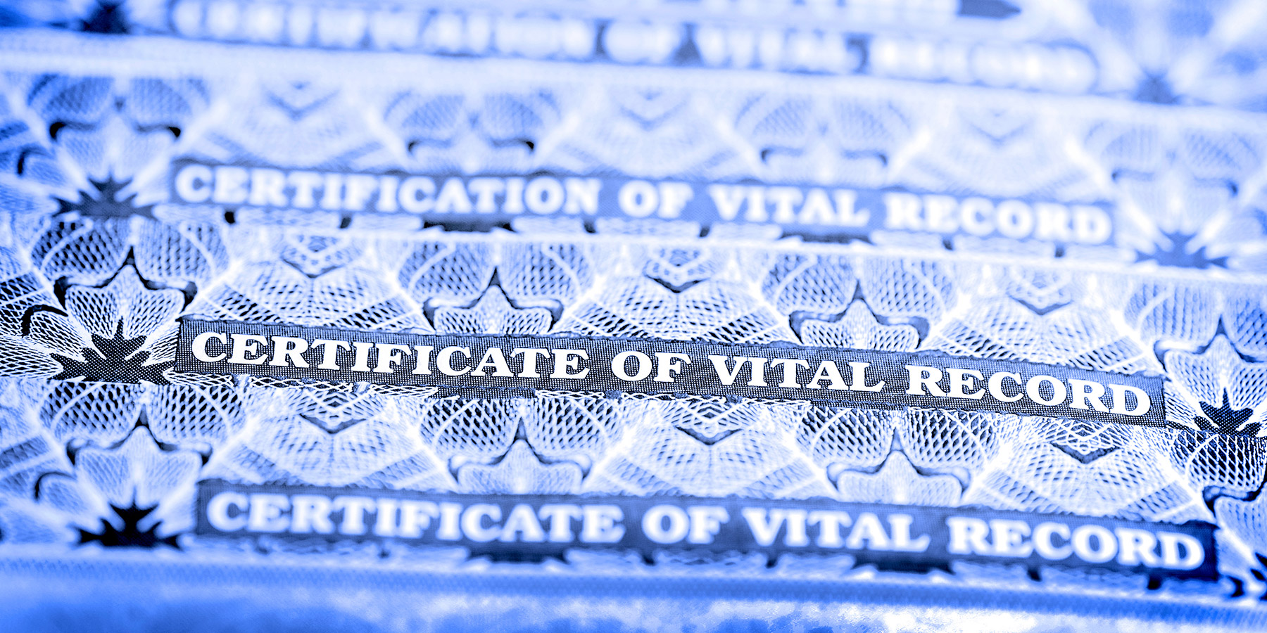 Home 6 Stack of vital statistics records