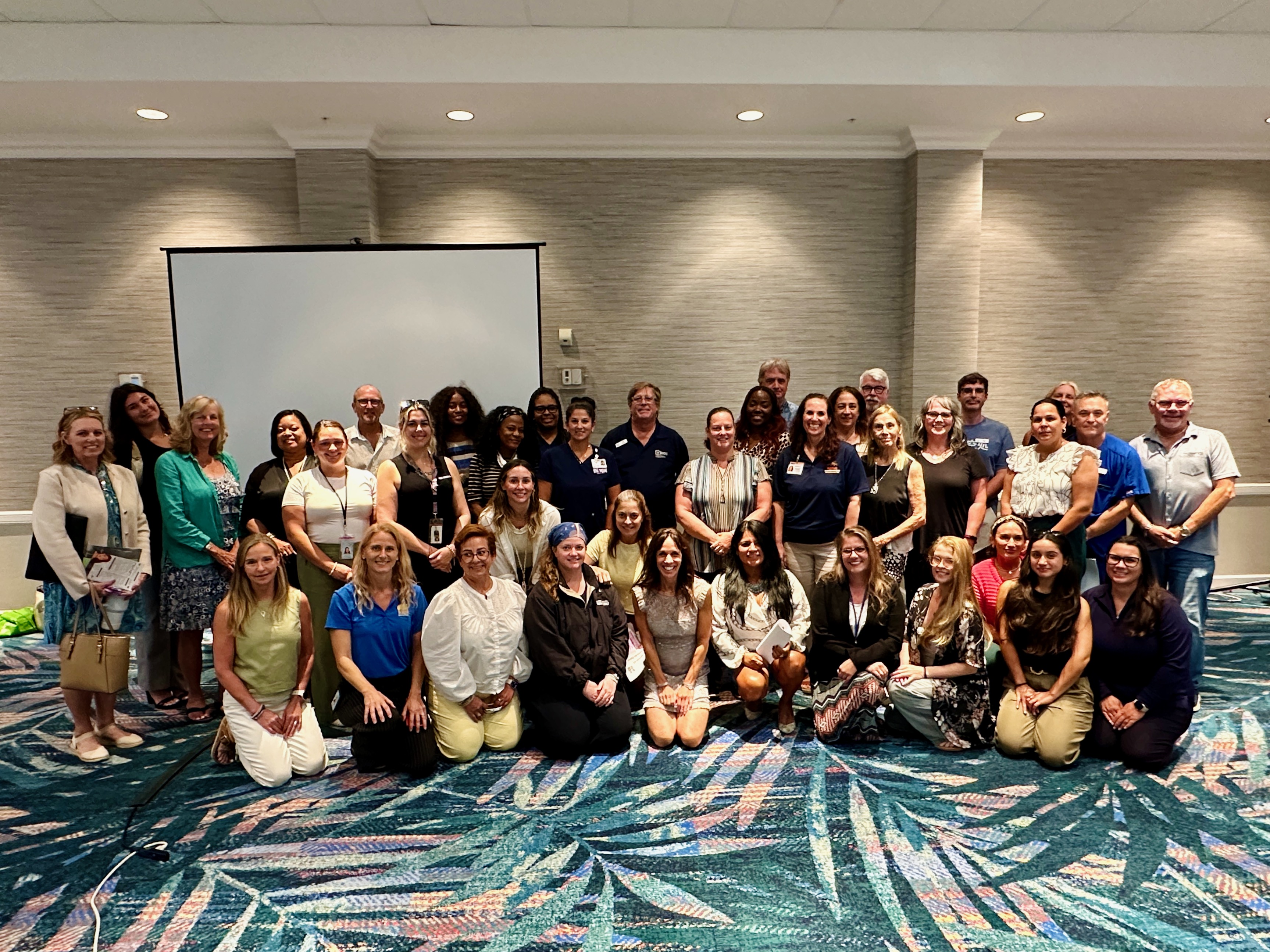 Domestic Violence Prevention Training Group Picture.jpg – Attendees of DOH-Monroe’s Domestic Violence Prevention Training Seminar gather with guest speaker Elisa Levy (front row center) following the June 9, 2026 training, in Key West.