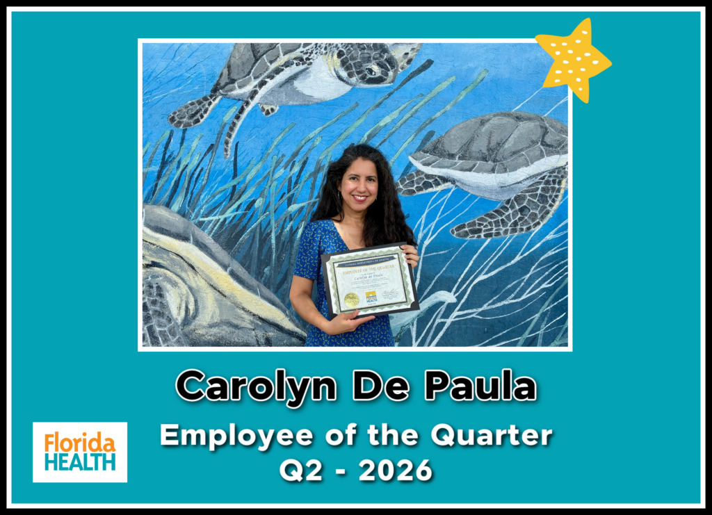 2026 Q2 Employee of the Quarter For DOH-Monroe Carolyn De Paula