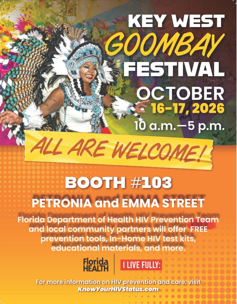 Flyer for Key West Goombay festival